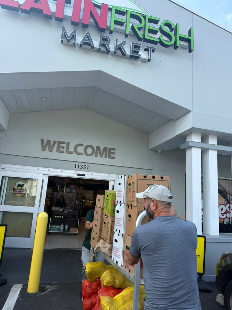 Fresh produce receiving
