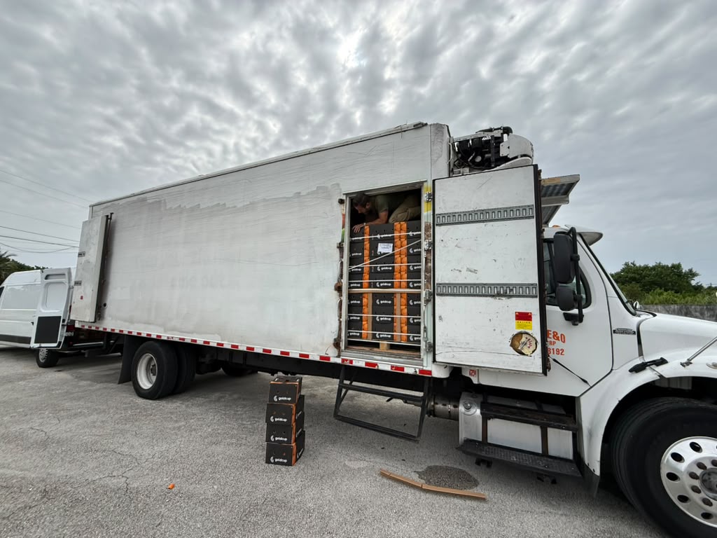 Sagamar Group refrigerated produce delivery truck